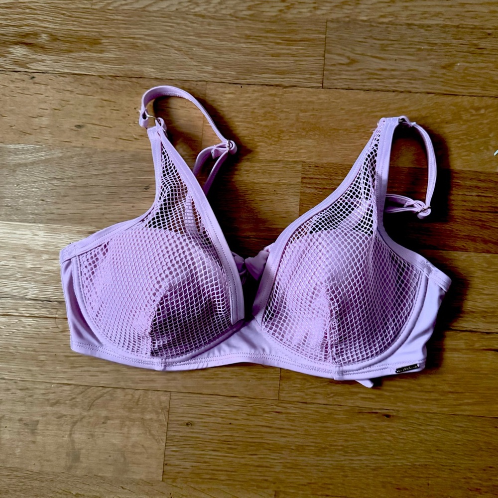 Bluebella Mesh Bikini top Lavender Pink